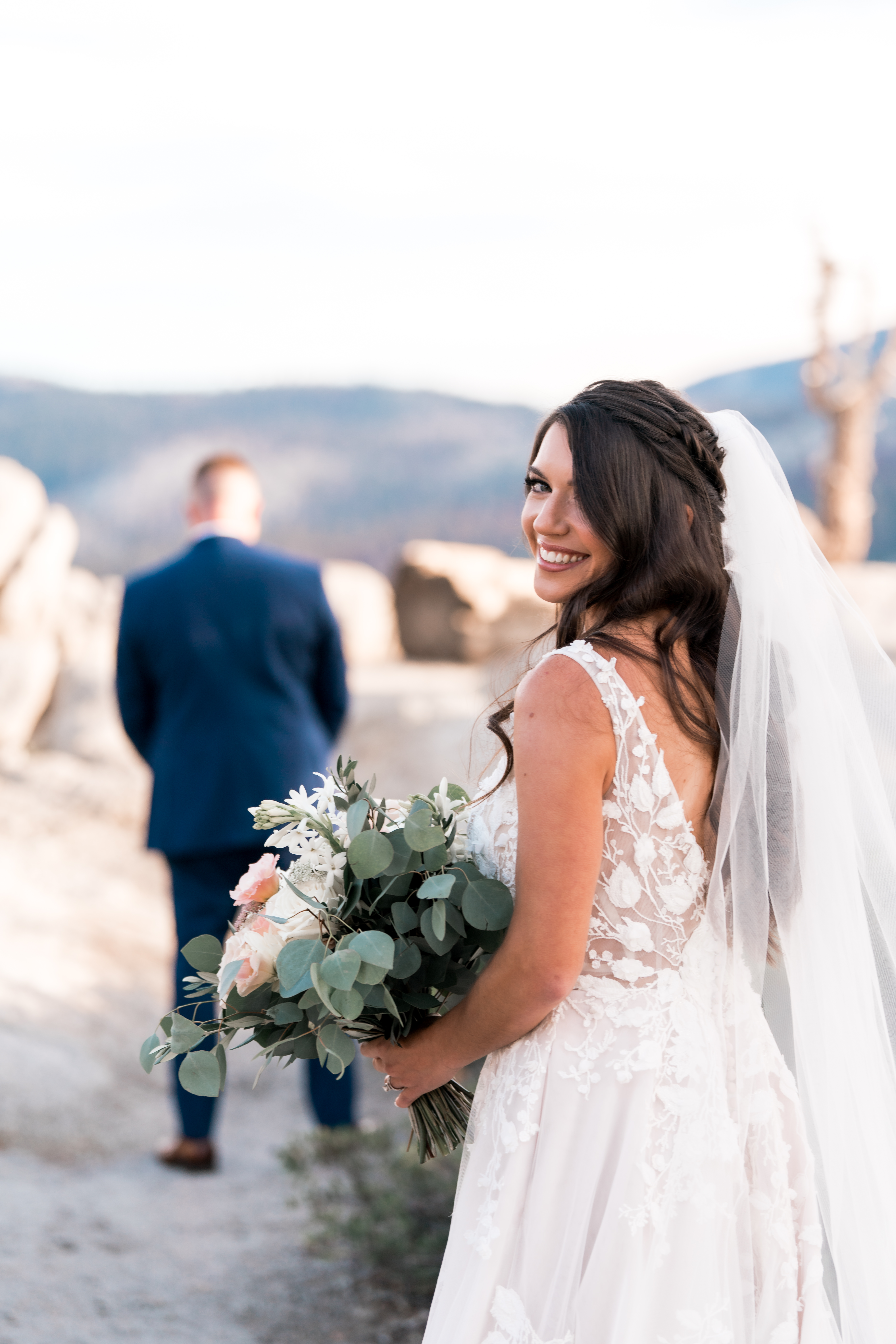 Yosemite Elopement Vow Renewal in the fall